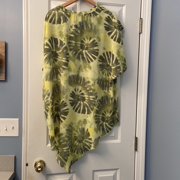 Patrizia Luca Blouse, Large, Yellow & Green - Picture 3 of 3